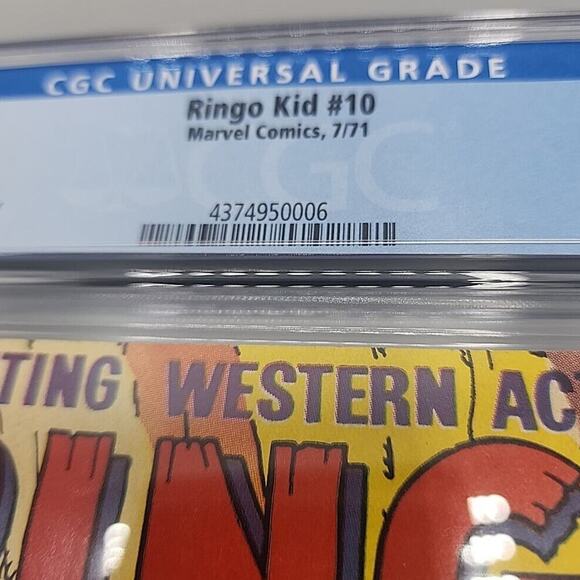 Ringo Kid Marvel Early Bronze Age Western 1970s CGC 5 Herb Trimpe Cover - Picture 3 of 8